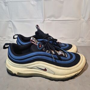 Nike Air Max 97 Navy and Cream Sneakers